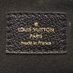 Pre Owned Louis Vuitton Black Monogram Empreinte Leather Vavin PM Bag