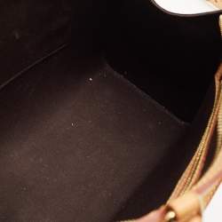 Pre Owned Louis Vuitton Amarante Monogram Vernis Brea MM Bag