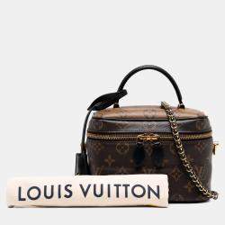 Pre Owned Louis Vuitton Brown Monogram Reverse Vanity PM