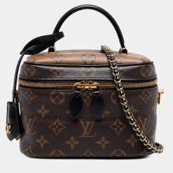 Pre Owned Louis Vuitton Brown Monogram Reverse Vanity PM
