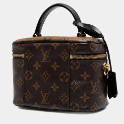 Pre Owned Louis Vuitton Brown Monogram Reverse Vanity PM