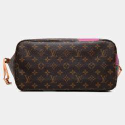 Pre Owned Louis Vuitton Brown Monogram Game On Neverfull MM