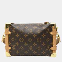 Pre Owned Louis Vuitton Side Trunk Mm Handbag Monogram