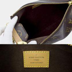 Pre Owned Louis Vuitton Side Trunk Mm Handbag Monogram