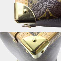 Pre Owned Louis Vuitton Side Trunk Mm Handbag Monogram