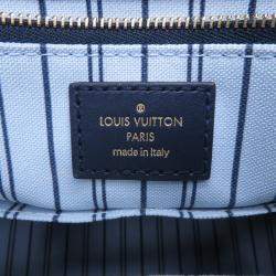 Pre Owned Louis Vuitton Monogram Raffia On-The-Go Tote Bag Mm