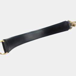 Pre Owned Louis Vuitton Neo Noe Mm Two-Way Monogram Empreinte Handbag In Black And Beige Leather With Rfid