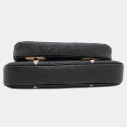 Pre Owned Louis Vuitton Two-Tone Monogram Empreinte Multi Pochette Accessoires Shoulder Bag Black