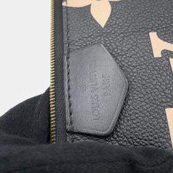 Pre Owned Louis Vuitton Two-Tone Monogram Empreinte Multi Pochette Accessoires Shoulder Bag Black
