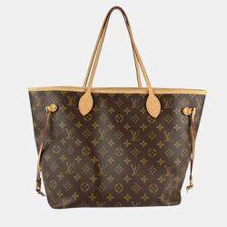 Pre Owned Louis Vuitton Sun Yitian Neverfull Mm Monogram Canvas Shoulder Bag Brown Pink And Gold