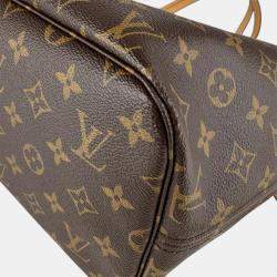 Pre Owned Louis Vuitton Sun Yitian Neverfull Mm Monogram Canvas Shoulder Bag Brown Pink And Gold