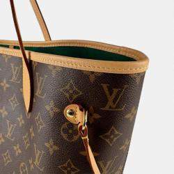 Pre Owned Louis Vuitton Sun Yitian Neverfull Mm Monogram Canvas Shoulder Bag Brown Pink And Gold