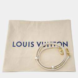Pre Owned Louis Vuitton Monogram Cotton By The Pool Neo Noe Mm Shoulder Bag Beige White