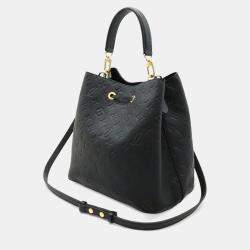 Pre Owned Louis Vuitton Monogram Empreinte Neonoe Shoulder Bag Noir Black