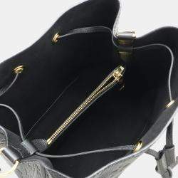 Pre Owned Louis Vuitton Monogram Empreinte Neonoe Shoulder Bag Noir Black