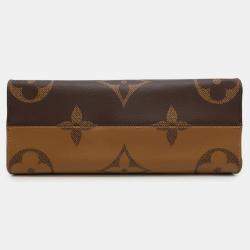 Pre Owned Louis Vuitton Tote Bag Monogram Reverse Giant On The Go MM