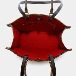 Pre Owned Louis Vuitton Tote Bag Monogram Reverse Giant On The Go MM