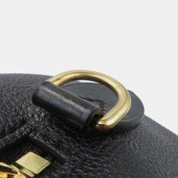 Pre Owned Louis Vuitton Black Monogram Empreinte Speedy Bandouliere 20 Handbag 
