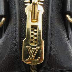 Pre Owned Louis Vuitton Black Monogram Empreinte Speedy Bandouliere 20 Handbag 