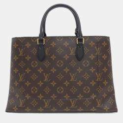 Pre Owned Louis Vuitton Monogram Flower Tote Handbag