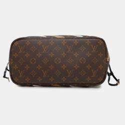 Pre Owned Louis Vuitton Multicolor Monogram Neverfull MM Tote Bag