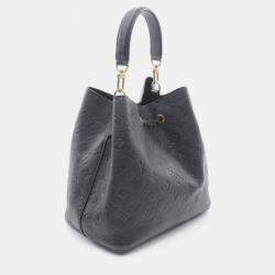 Pre Owned Louis Vuitton Neonoe Monogram Empreinte Noir Handbag In Leather Black