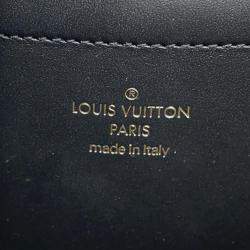 Pre Owned Louis Vuitton Shoulder Bag Calf Leather Utility Crossbody Black