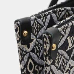 Pre Owned Louis Vuitton Monogram Jacquard On The Go Gm Tote Bag