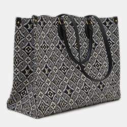 Pre Owned Louis Vuitton Monogram Jacquard On The Go Gm Tote Bag