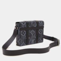 Pre Owned Louis Vuitton Black Monogram Pastel Trunk Messenger Pm Bag