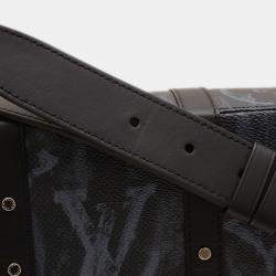 Pre Owned Louis Vuitton Black Monogram Pastel Trunk Messenger Pm Bag
