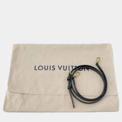 Pre Owned Louis Vuitton Monogram Nano Baguette Shoulder Bag Black