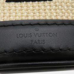 Pre Owned Louis Vuitton Monogram Nano Baguette Shoulder Bag Black
