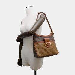 Pre Owned Louis Vuitton Monogram Reverse Hobo Dauphine Shoulder Bag