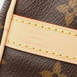 Pre Owned Louis Vuitton Speedy Bandouliere 25 Handbag Coated Canvas And Leather Monogram Brown