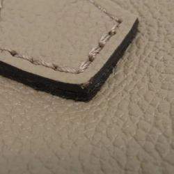 Pre Owned Louis Vuitton Beige Monogram Empreinte Nano Speedy Handbag
