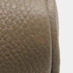 Pre Owned Louis Vuitton Beige Monogram Empreinte Nano Speedy Handbag