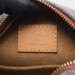 Pre Owned Louis Vuitton Boite Chapeau Souple Pm Shoulder Bag In Coated Canvas And Leather With Monogram Design Brown