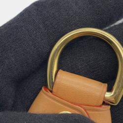 Pre Owned Louis Vuitton Brown Monogram Loop Shoulder Bag