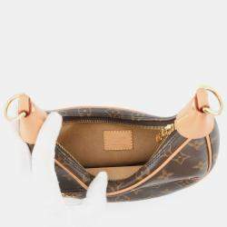 Pre Owned Louis Vuitton Brown Monogram Loop Shoulder Bag