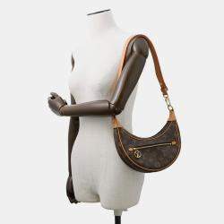 Pre Owned Louis Vuitton Brown Monogram Loop Shoulder Bag