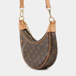 Pre Owned Louis Vuitton Brown Monogram Loop Shoulder Bag