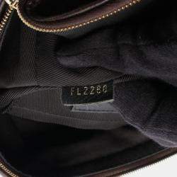 Pre Owned Louis Vuitton Palm Springs Mini Backpack Coated Canvas And Leather With Monogram Design Brown Black