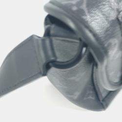 Pre Owned Louis Vuitton Monogram Eclipse Pulse Messenger Bag Crossbody Flap Shoulder Canvas Black