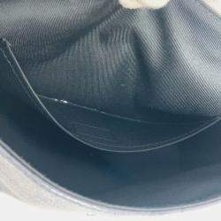 Pre Owned Louis Vuitton Monogram Eclipse Pulse Messenger Bag Crossbody Flap Shoulder Canvas Black