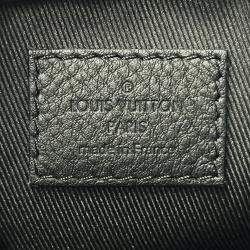 Pre Owned Louis Vuitton Monogram Shadow Shoulder Bag In Empreinte Nylon Noe Swing Noir Bucket