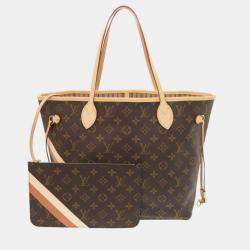 Pre Owned Louis Vuitton Neverfull Mm Mon Monogram Tote Bag In Camel Quartz