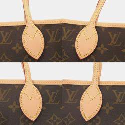 Pre Owned Louis Vuitton Neverfull Mm Mon Monogram Tote Bag In Camel Quartz