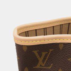 Pre Owned Louis Vuitton Neverfull Mm Mon Monogram Tote Bag In Camel Quartz