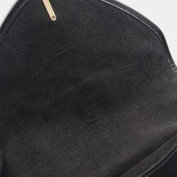 Pre Owned Louis Vuitton Neo Saumur Mm Since 1854 Shoulder Bag Canvas And Leather With Monogram Jacquard Black White